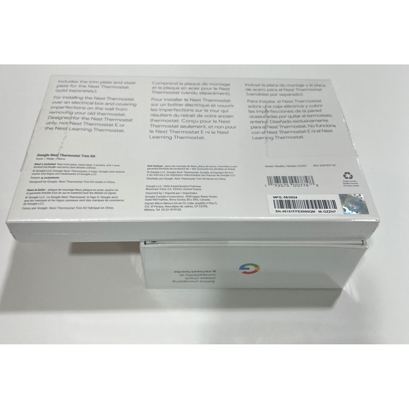 Google Nest Thermostat Smart Wi-Fi Home Temperature Control & Snow Trim Kit  D30 - Picture 7 of 7